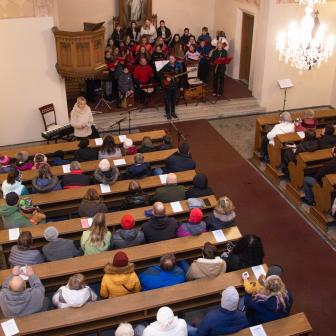 Vystoupení sborů v Bohuslavicích